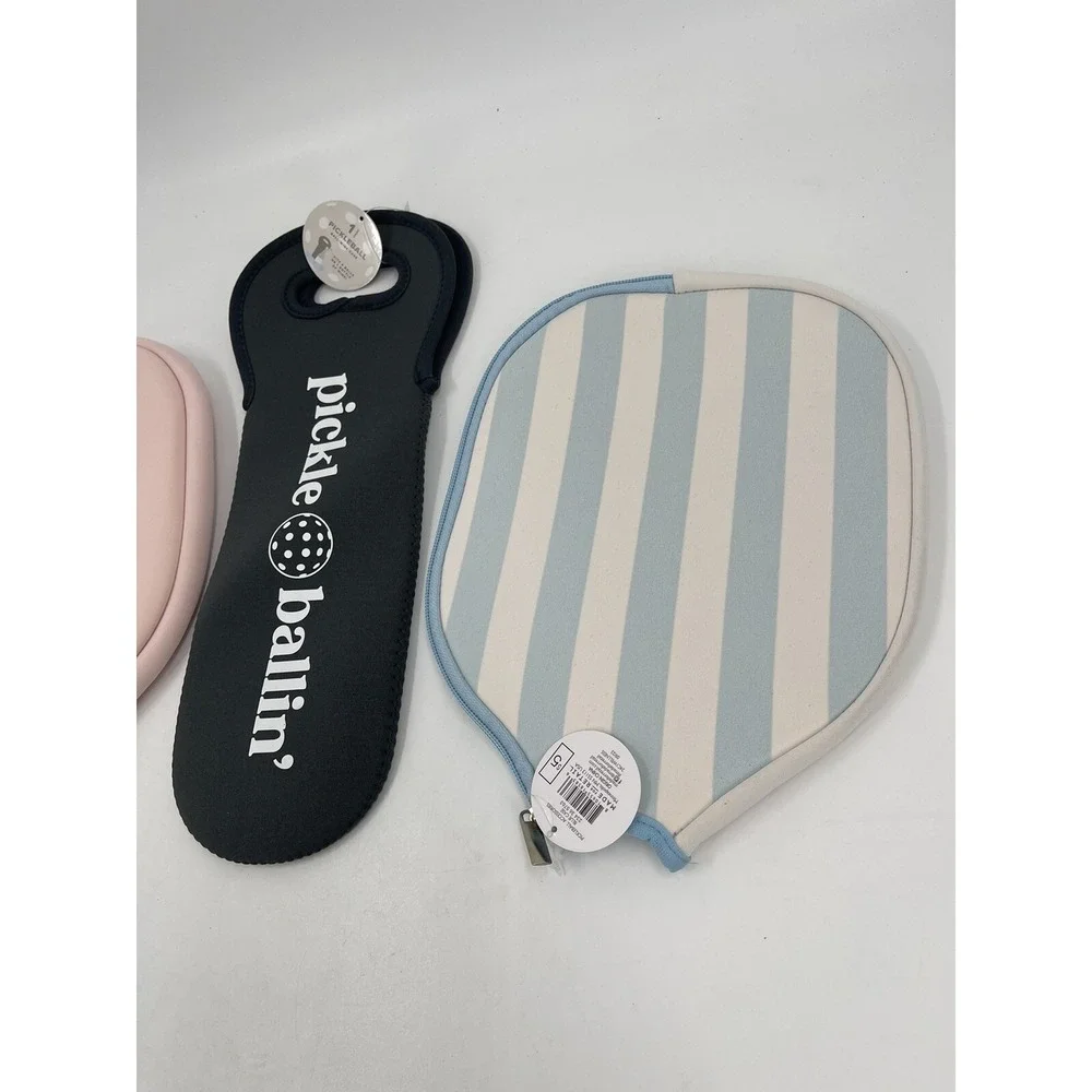 Pickleball Paddle Cases Brighter Days And Blue Stripe W/ Pickleball Ball Sleeve‎